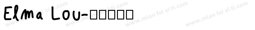 Elma Lou字体转换